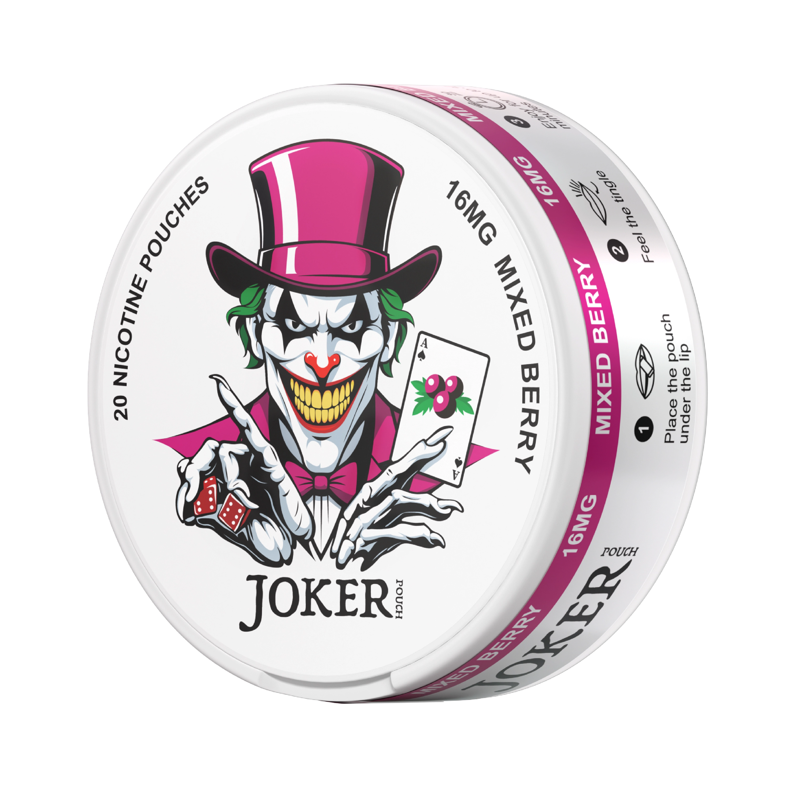Joker Mixed Berry 16mg Nicotine Pouches