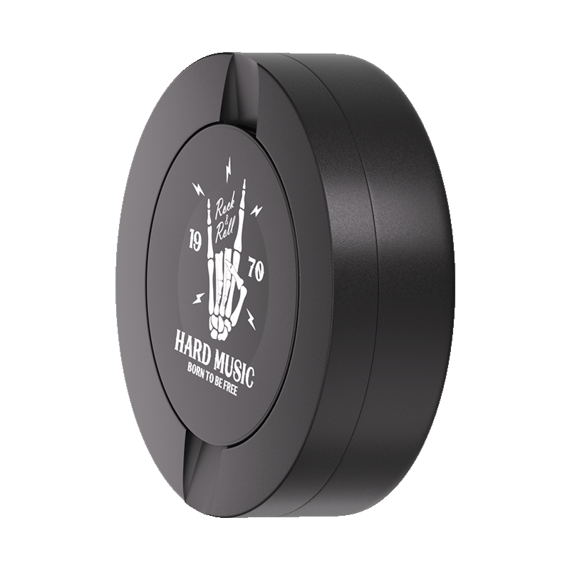 Black Metal Two-Tie Container Cans