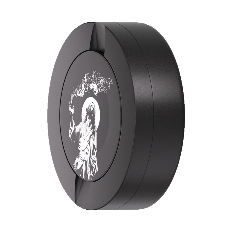 Black Metal Two-Tie Container Cans