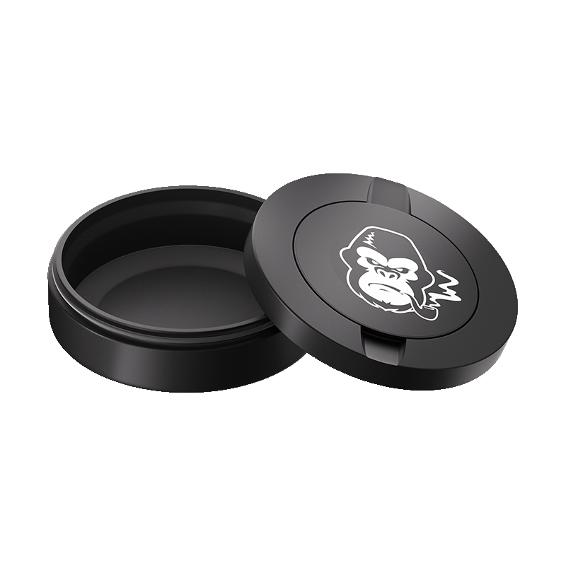 Black Metal Two-Tie Container Cans